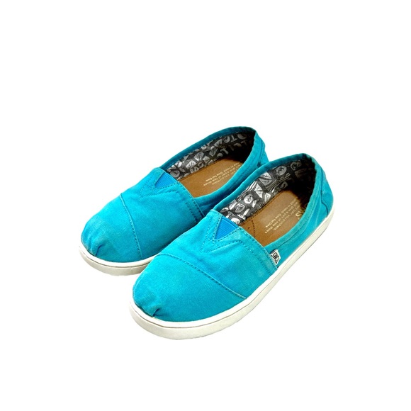 Toms Shoes Toms Classic Canvas Teal Blue Alpargata Shoes Poshmark